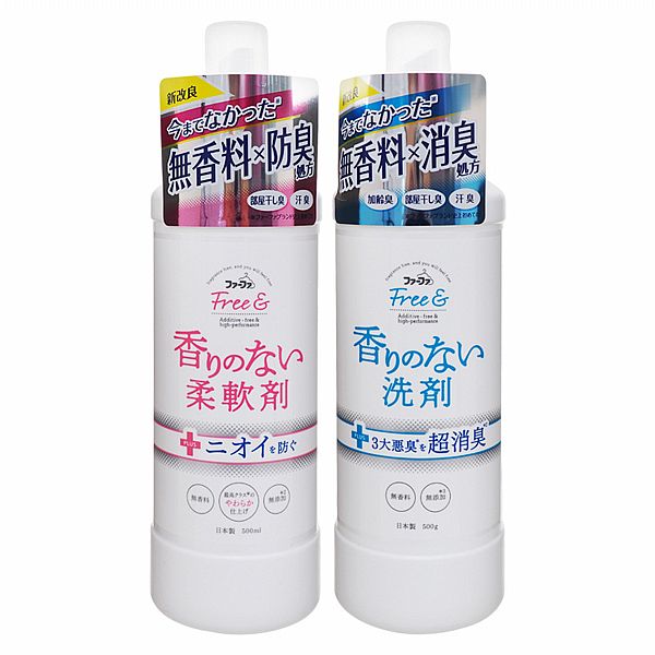 熊寶貝~fafa free&無香精低香味柔軟精／濃縮洗衣精